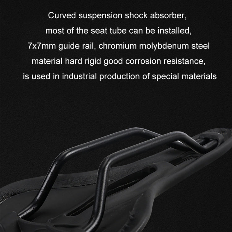 TOSEEK Mountain Bike Saddle Road Bicycle Seat Accessories, Color: Black - Bicycle Saddle by TOSEEK | Online Shopping South Africa | PMC TechLife | Buy Now Pay Later Mobicred