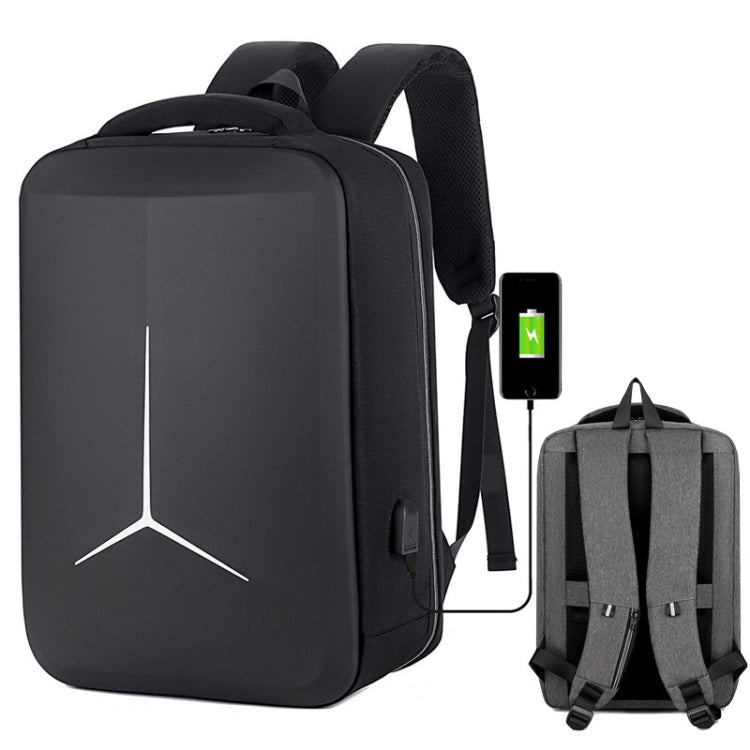 15 inch Multifunctional Waterproof Business Sports Laptop Backpack with USB Port(Black) - Backpack by PMC Jewellery | Online Shopping South Africa | PMC Jewellery | Buy Now Pay Later Mobicred
