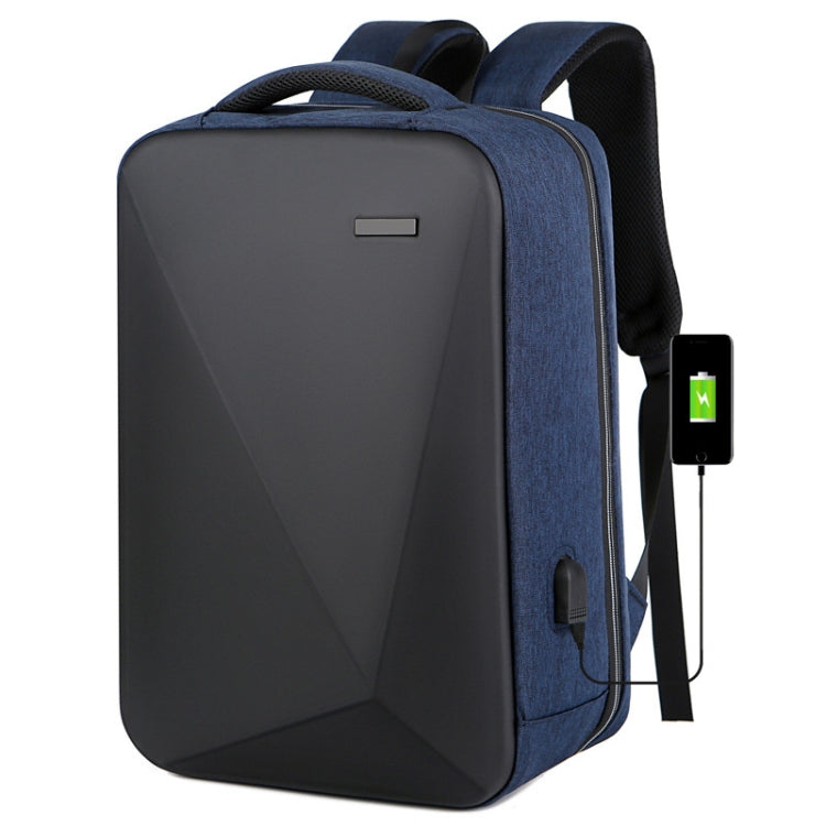 16 inch Large Capacity Password Lock Anti-Theft Laptop Backpack With USB Port(Navy Blue) - Backpack by PMC Jewellery | Online Shopping South Africa | PMC Jewellery | Buy Now Pay Later Mobicred