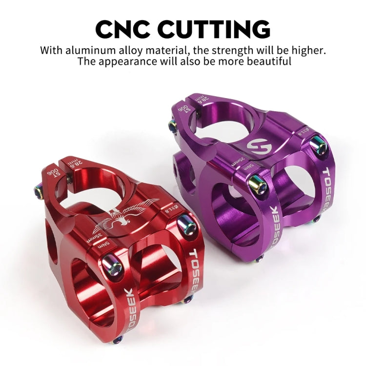 TOSEEK 35mm Aluminum Alloy Stem Bicycle Modification Accessories, Color: Titanium - free shipping - PMC TechLife - Order now!