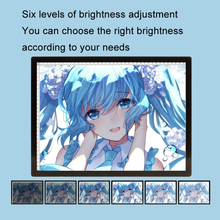 A3-D28B LED Smart Charging Copy Desk Line Drawing Hand Drawing Transparency Copy Platform With 1m Type-C Line+Removable Clip -  by PMC TechLife | Online Shopping South Africa | PMC TechLife | Buy Now Pay Later Mobicred