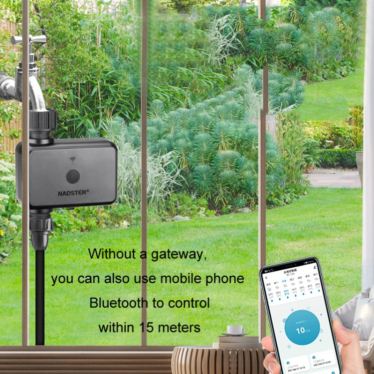NADSTER US Plug Bluetooth WiFi Remote Automatic Timed Flower Watering Controller, Specification: Single Outlet - free shipping - PMc TechLife - Order now!