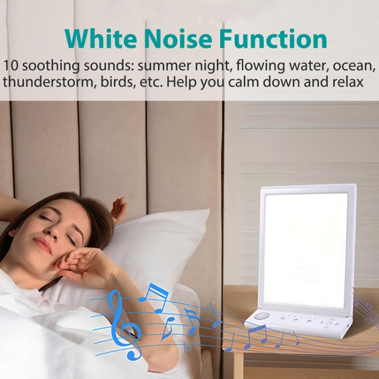 SAD White Noise Phototherapy Lamp Smart Emotional Night Light Music Decompression Therapy Light With Type-C Line+EU Plug - free shipping - PMC TechLife - Order now!