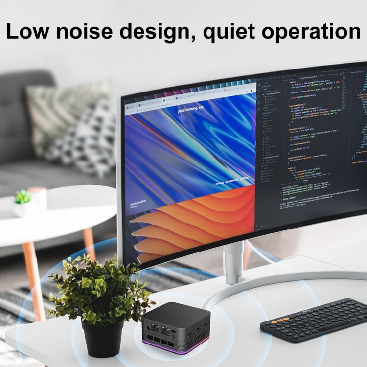 T9 Plus N100 DDR5 16G+128G UK Plug 12th Alder Lake Dual Gigabit LAN+3 HDMI 4K HD Pocket Mini PC - Windows Mini PCs by PMc TechLife | Online Shopping South Africa | PMc TechLife | Buy Now Pay Later Mobicred