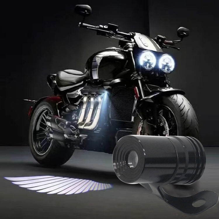 1pair Motorcycle Angel Wings Welcome Light LED Chassis Modified Wings Projector Light(Red) - Decorative Lights by PMC TechLife | Online Shopping South Africa | PMC TechLife | Buy Now Pay Later Mobicred