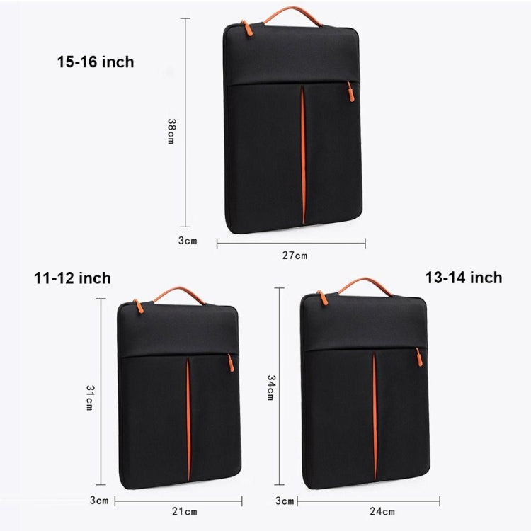 13-14 Inch Portable Laptop Sleeve Bag Travel Carry Case Cover(Grey) - 13.3 inch by PMC TechLife | Online Shopping South Africa | PMC TechLife | Buy Now Pay Later Mobicred