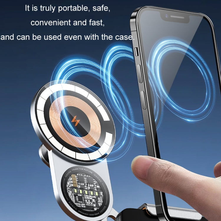 Car Wireless Charging Mobile Phone Holder For Tesla Model 3 and Other Models(Gray) - Wireless Charger Holders by PMC TechLife | Online Shopping South Africa | PMC TechLife | Buy Now Pay Later Mobicred