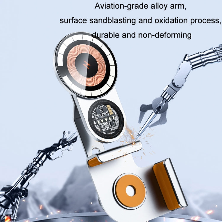 Car Wireless Charging Mobile Phone Holder For Tesla Model 3 and Other Models(Gray) - Wireless Charger Holders by PMC TechLife | Online Shopping South Africa | PMC TechLife | Buy Now Pay Later Mobicred