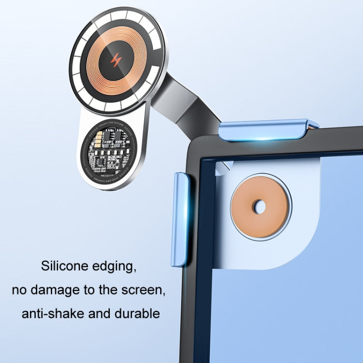 Car Wireless Charging Mobile Phone Holder For Tesla Model 3 and Other Models(Gray) - Wireless Charger Holders by PMC TechLife | Online Shopping South Africa | PMC TechLife | Buy Now Pay Later Mobicred