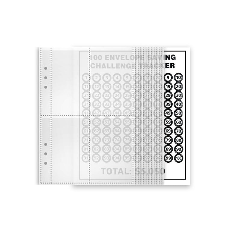 25sheets /Set A5 6 Holes Save Money Challenge Envelopes Replacement Inner Page, Spec: Set 4 - Notebooks by PMc TechLife | Online Shopping South Africa | PMc TechLife | Buy Now Pay Later Mobicred