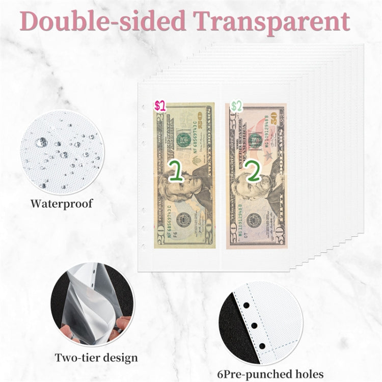 25sheets /Set A5 6 Holes Save Money Challenge Envelopes Replacement Inner Page, Spec: Set 3 - Notebooks by PMc TechLife | Online Shopping South Africa | PMc TechLife | Buy Now Pay Later Mobicred