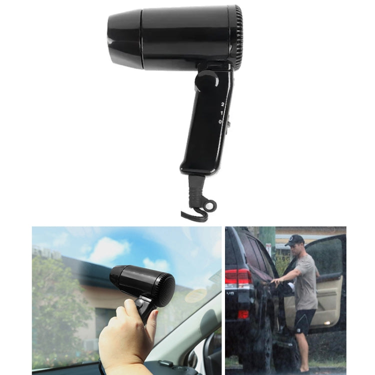 12V Car Outdoor Multi-function Handheld Hair Dryer(Black) - free shipping - PMC TechLife - Order now!