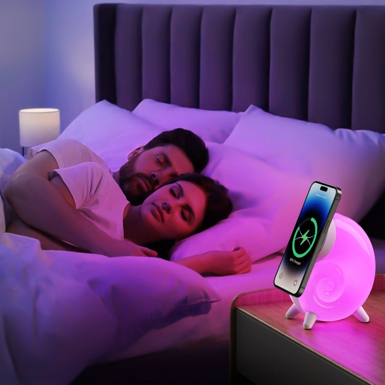 Conch RGB Touch Night Light Magsafe Magnetic Wireless Charger(Colorful) - free shipping - PMC Jewellery - Order now!