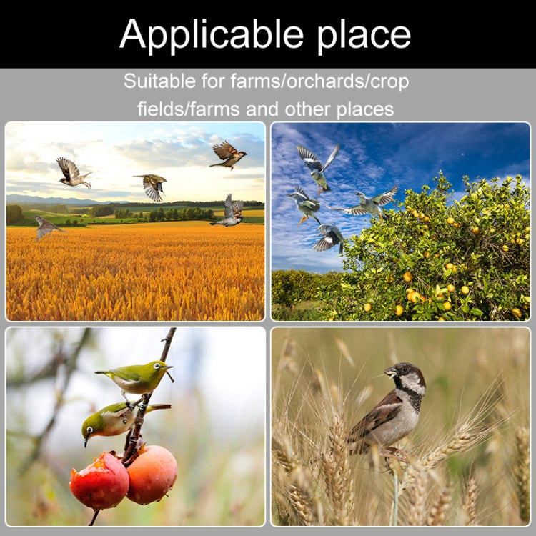 N911Q Solar Bird Repeller Orchard And Fish Pond Animal Repellent(Black) - Outdoor Insect Repellent by PMC TechLife | Online Shopping South Africa | PMC TechLife | Buy Now Pay Later Mobicred