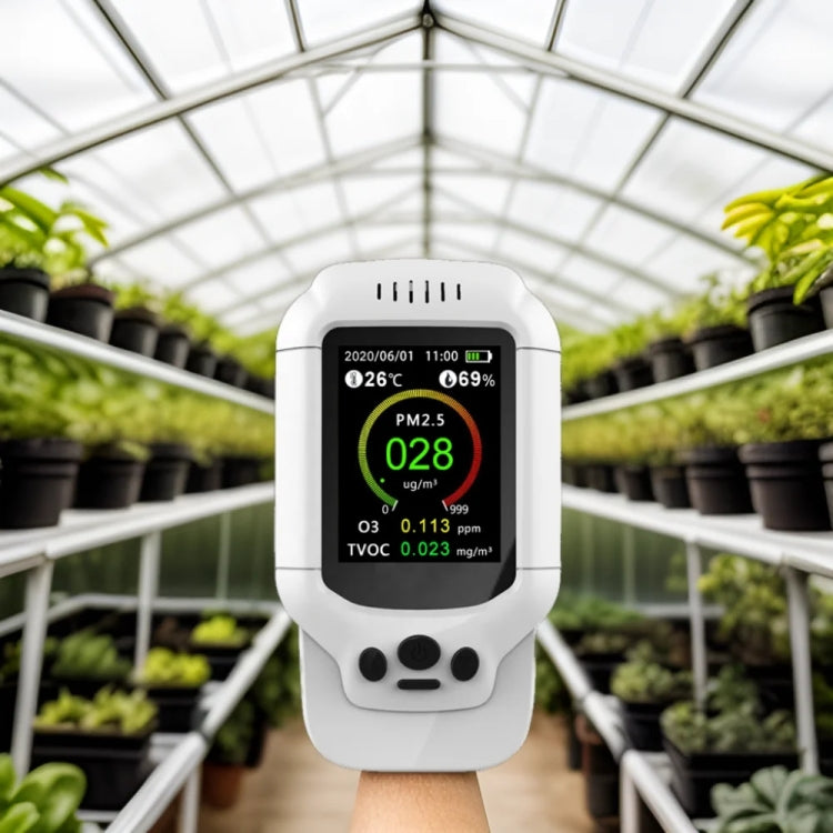 8-In-1 Air Quality Detector PM2.5 / PM1.0 / PM10 / HCHO / TVOC / O3 / Temperature / Humidity Monitor - Air & Water Quality Tester by PMC TechLife | Online Shopping South Africa | PMC TechLife | Buy Now Pay Later Mobicred