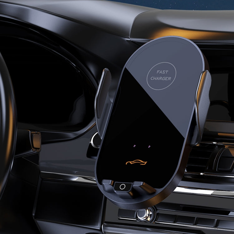 Car Air Outlet Smart Induction Wireless Charging Mobile Phone Holder(Black 66W) - Wireless Charger Holders by PMC TechLife | Online Shopping South Africa | PMC TechLife | Buy Now Pay Later Mobicred