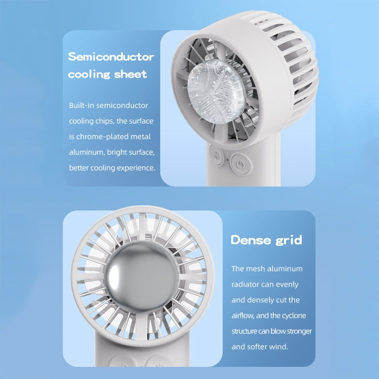 Outdoor Handheld Ice Air Conditioning Fan Astronaut Night Light Semiconductor Cooling Fan(Light Blue) - Electric Fans by PMC TechLife | Online Shopping South Africa | PMC TechLife | Buy Now Pay Later Mobicred