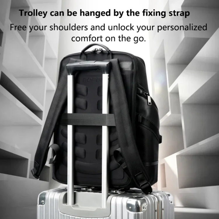 Bopai 61-123561 Large Capacity Business Trip Laptop Backpack(Black) - free shipping - PMC Jewellery - Order now!