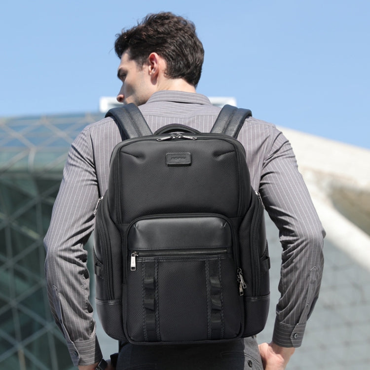 Bopai 61-123561 Large Capacity Business Trip Laptop Backpack(Black) - free shipping - PMC Jewellery - Order now!