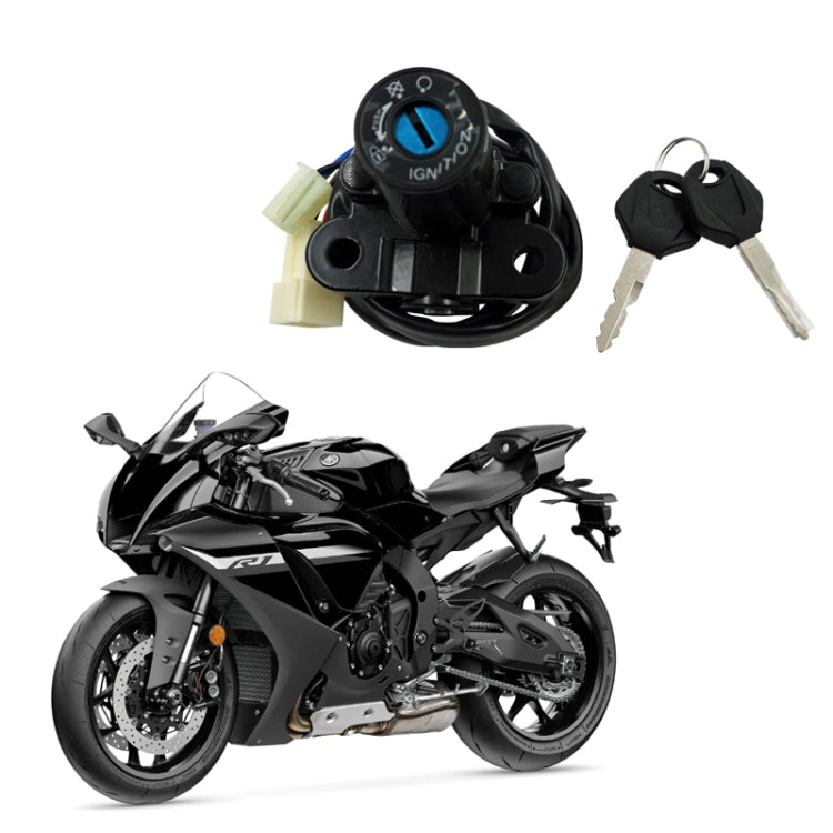 For Yamaha R1/R6 Ignition Switch Starter Lock(DMS-R1) - Theft Protection by PMC TechLife | Online Shopping South Africa | PMC TechLife | Buy Now Pay Later Mobicred