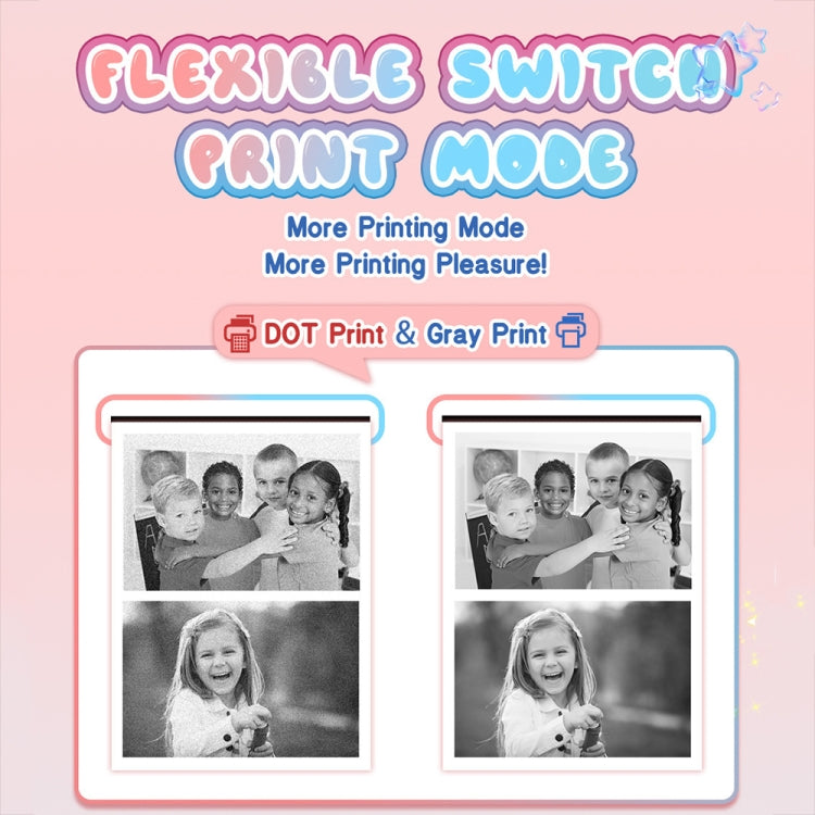 M8 2.4-Inch 1080P HD 2400W Pixel Dual-Camera Children Thermal Printing Camera, Color: Pink+32GB - Children Cameras by PMC TechLife | Online Shopping South Africa | PMC TechLife | Buy Now Pay Later Mobicred