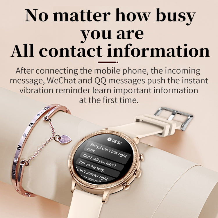 V60 1.39 Inch Health Monitoring Multifunctional Waterproof Bluetooth Call Smart Watch, Color: Rose Red - Smart Watches by PMC TechLife | Online Shopping South Africa | PMC TechLife | Buy Now Pay Later Mobicred