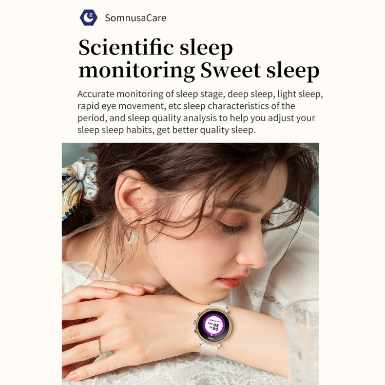 V60 1.39 Inch Health Monitoring Multifunctional Waterproof Bluetooth Call Smart Watch, Color: Rose Red - Smart Watches by PMC TechLife | Online Shopping South Africa | PMC TechLife | Buy Now Pay Later Mobicred