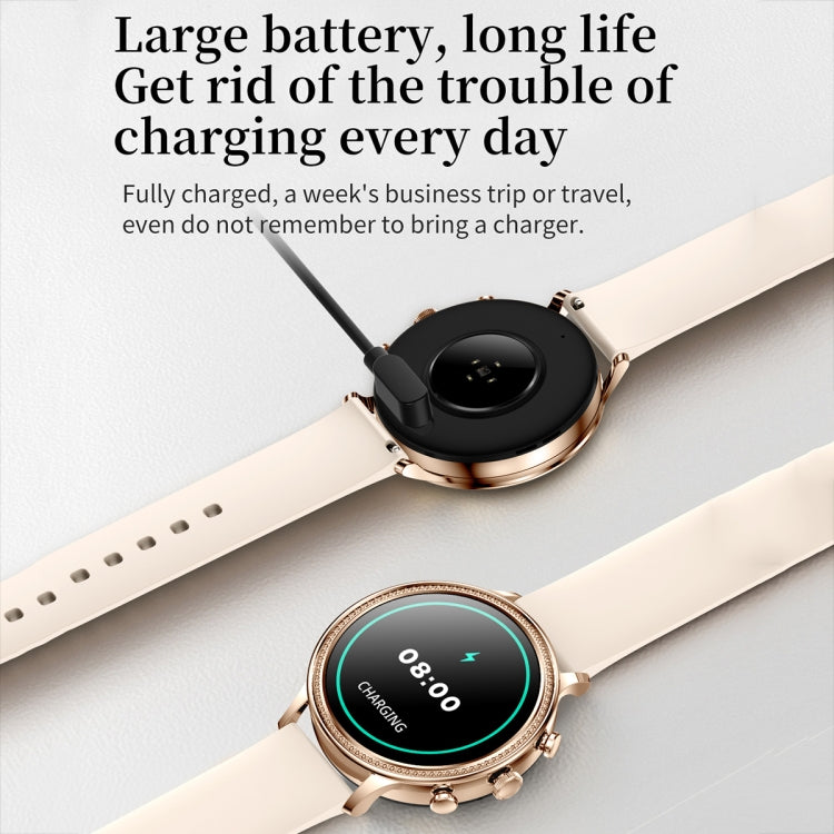 V60 1.39 Inch Health Monitoring Multifunctional Waterproof Bluetooth Call Smart Watch, Color: Black Steel - Smart Watches by PMC TechLife | Online Shopping South Africa | PMC TechLife | Buy Now Pay Later Mobicred