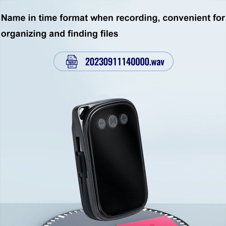 C20 HD Intelligent Noise Reduction Mini Recorder With OTG, Size: 32GB(Black) - Recording Pen by PMC TechLife | Online Shopping South Africa | PMC TechLife | Buy Now Pay Later Mobicred