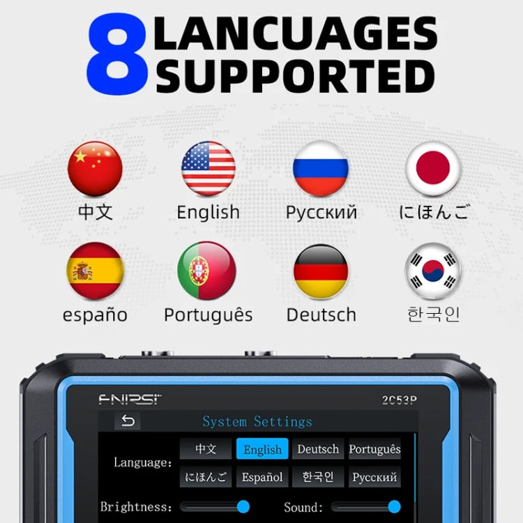 FNIRSI 2C53P Dual Channel Flat Panel Digital Oscilloscope Multimeter Signal Generator 3 In 1(Black) - free shipping - PMC TechLife - Order now!
