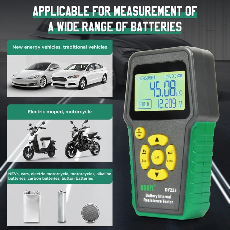 DUOYI DY223 Electrical Vehicle Voltage Testing And Fault Diagnostic Instrument(Test Clip+Guage Pen+Clip Base) - free shipping - PMC TechLife - Order now!