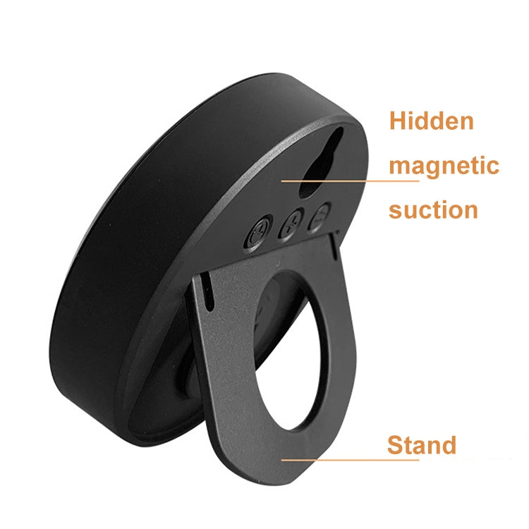 Slim Magnetic Thermometer And Hygrometer Clock Home Wall-Mounted Electronic Clock(White) - Wall Clock by PMc TechLife | Online Shopping South Africa | PMc TechLife | Buy Now Pay Later Mobicred