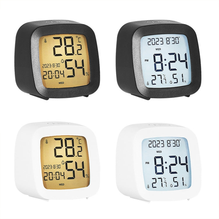 Multifunctional Temperature and Humidity LCD Clock Home Bedside Alarm Clock(2306 White) - Alarm Clocks by PMc TechLife | Online Shopping South Africa | PMc TechLife | Buy Now Pay Later Mobicred