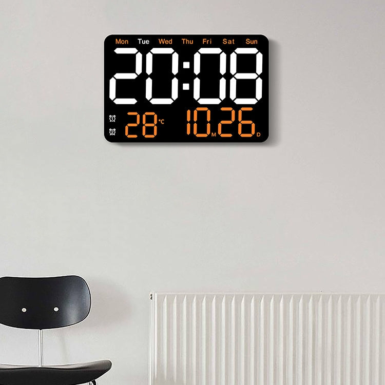 Multifunctional LED Digital Display Electronic Wall Clock Living Room Silent Alarm Clock, Color: Blue - Wall Clock by PMc TechLife | Online Shopping South Africa | PMc TechLife | Buy Now Pay Later Mobicred