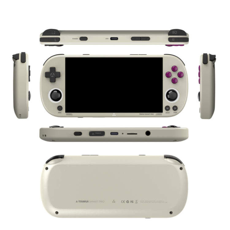 Trimui Smart Pro 4.96 Inch IPS Screen Handheld Game Console Open Source Linux System 128G(Grey) - free shipping - PMC Jewellery - Order now!