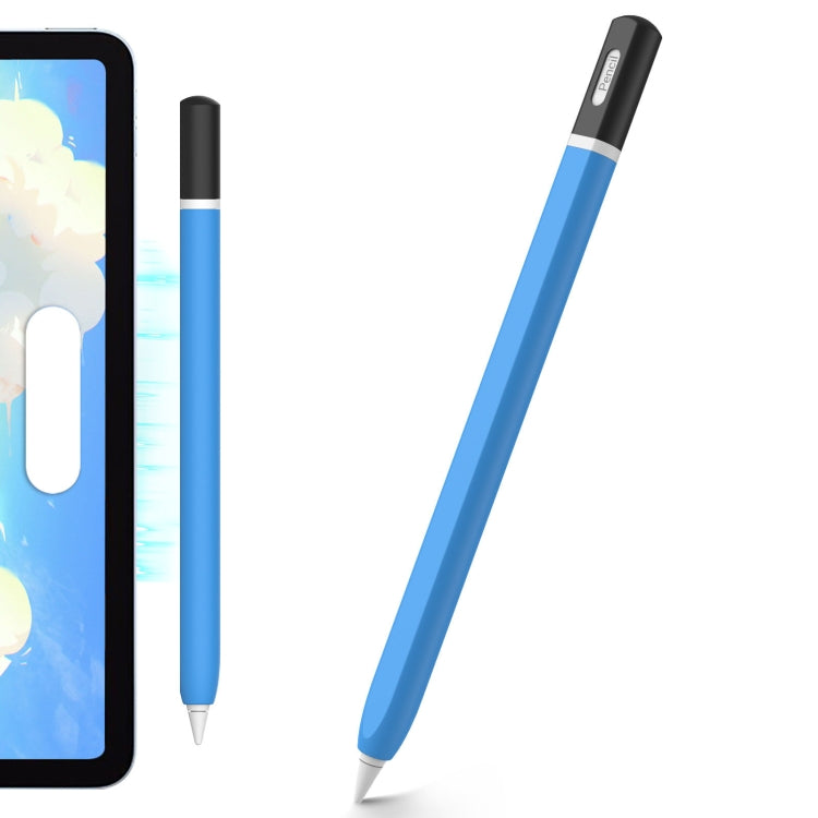 For Apple Pencil 2 AhaStyle JY16-2 Silicone Case Retro Non-slip and Anti-drop Pen Cover(Midnight Blue) - free shipping - PMC Jewellery - Order now!