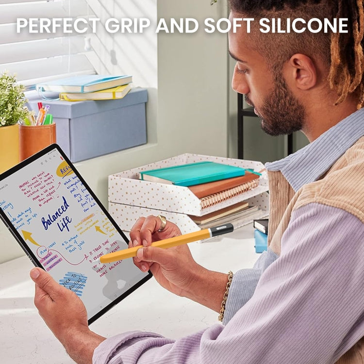 For Apple Pencil 2 AhaStyle JY16-2 Silicone Case Retro Non-slip and Anti-drop Pen Cover(Midnight Blue) - free shipping - PMC Jewellery - Order now!