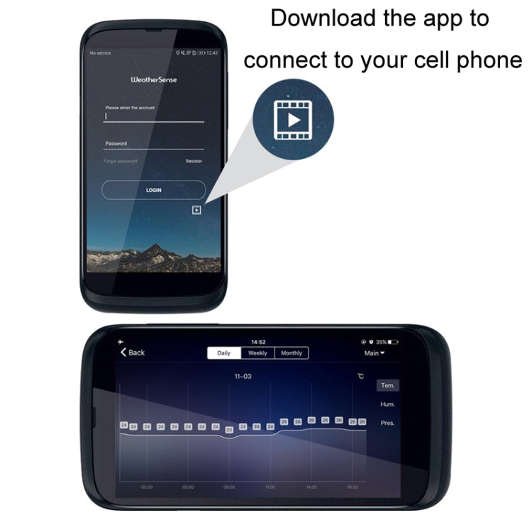 WiFi Color Screen Weather Station Temperature And Humidity Weather Forecast Clock, Model: US Plug - Indoor Thermometer by PMC TechLife | Online Shopping South Africa | PMC TechLife | Buy Now Pay Later Mobicred