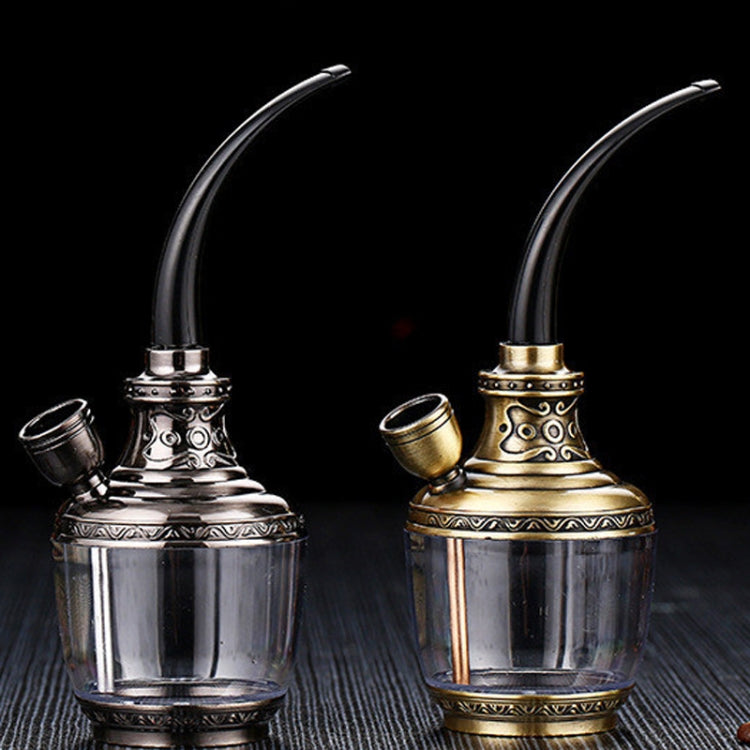 HENGDA HD-806 Dual Purpose Multifunctional Filtered Hookah With Long Hose(Gold) - Hookah Accessories by HENGDA | Online Shopping South Africa | PMC TechLife | Buy Now Pay Later Mobicred