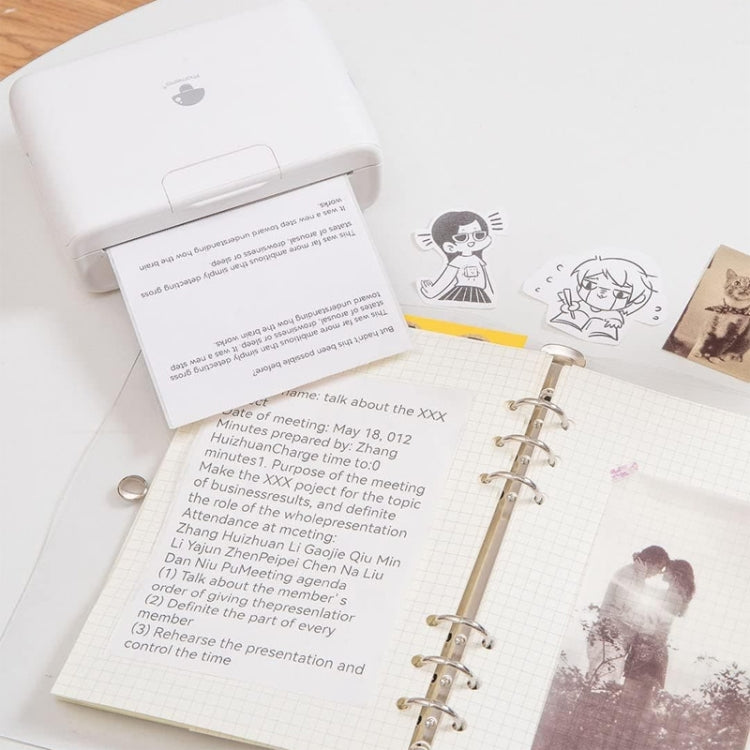 Phomemo M04S Thermal Printer Support 4 Inch Printing Width 300dpi Bluetooth Inkless Printer(White) - free shipping - PMC TechLife - Order now!