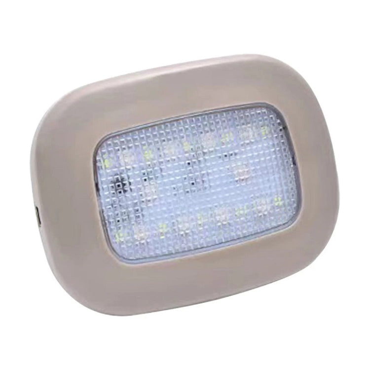 Car USB Charging Strong Magnetic Roof Reading LED Light(Beige) - Dome Lights by PMC TechLife | Online Shopping South Africa | PMC TechLife | Buy Now Pay Later Mobicred