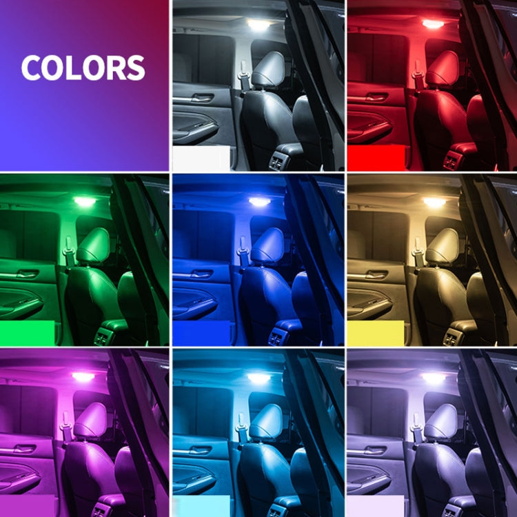 Car USB Charging Strong Magnetic Roof Reading LED Light(Grey) - Dome Lights by PMC TechLife | Online Shopping South Africa | PMC TechLife | Buy Now Pay Later Mobicred