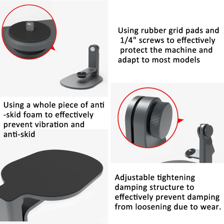 Projector 360 Degree Rotating Bracket Projection Flip Stand(White) - free shipping - PMC Jewellery - Order now!