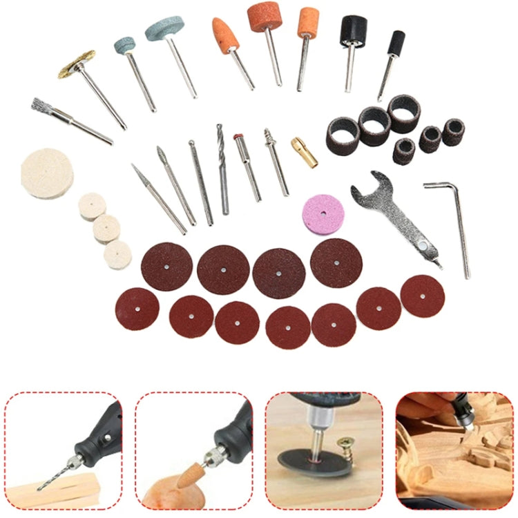 VICOVER Small Adjustable Speed Electrical Grinder Set Jade Carving Pen Polishing Tool EU Plug, Model: 78pcs Parts - Abrasive Tools & Accessories by VICOVER | Online Shopping South Africa | PMC TechLife | Buy Now Pay Later Mobicred