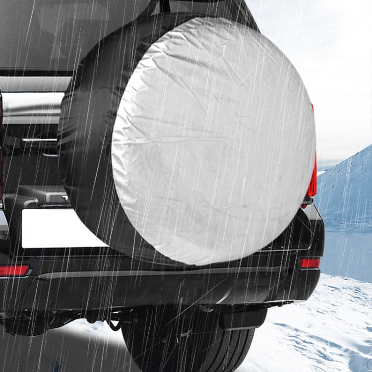 4pcs 65x37cm 210D Oxford Cloth Car Waterproof Dirt-resistant Tire Protective Cover - Window Foils & Solar Protection by PMC TechLife | Online Shopping South Africa | PMC TechLife | Buy Now Pay Later Mobicred