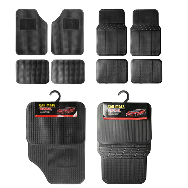 4pcs/Set Car PVC Anti-slip Waterproof Durable Floor Mats(Stripes) - Floor Mats by PMC TechLife | Online Shopping South Africa | PMC TechLife | Buy Now Pay Later Mobicred