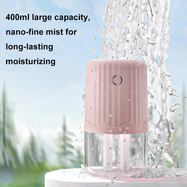 T06 Large-Capacity Atmosphere Night Light Household Dual Spray Air Humidifier, Color: Purple Plug-in - free shipping - PMC TechLife - Order now!