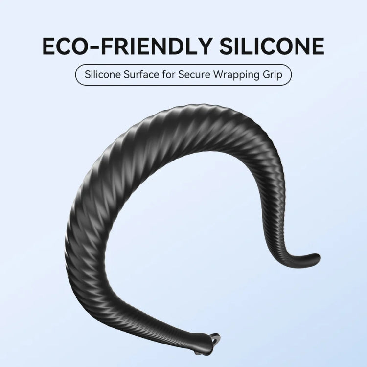 TELESIN P3-FM-01 Flexible Magnetic Fast Disassembly Magsafe Mobile Phone Bracket Sports Camera Entangled Fixed Holder(Black) - Stand by TELESIN | Online Shopping South Africa | PMC TechLife | Buy Now Pay Later Mobicred