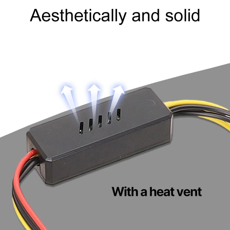 Adapter DC 5.5 x 2.5mm To Hard Disk Power Supply Cable, Model: DC To 4Pin One To Three - eSATA & SATA & IDE by PMC TechLife | Online Shopping South Africa | PMC TechLife | Buy Now Pay Later Mobicred