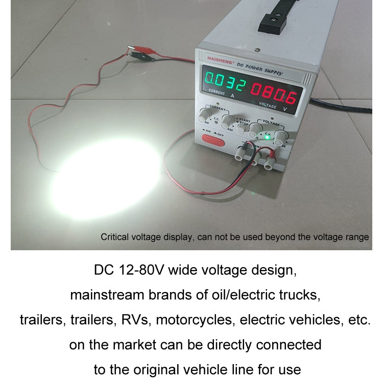 6pcs 12-Bead LED Flashing Warning Lights Motorcycle RV Signal Lights(Red Light) - Clearance Lights by PMC TechLife | Online Shopping South Africa | PMC TechLife | Buy Now Pay Later Mobicred